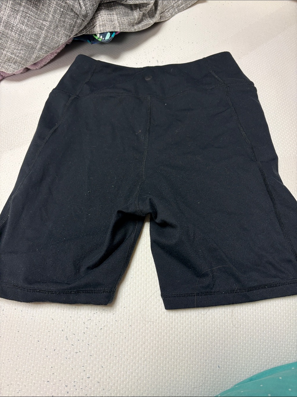 Danskin Black High-Rise Bike Shorts